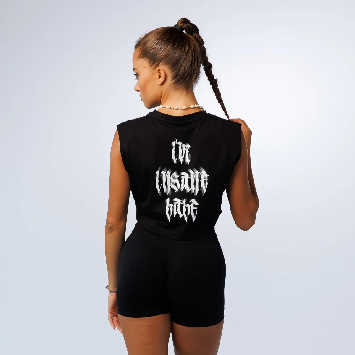 Canotta Crop W - Black - immagine 6