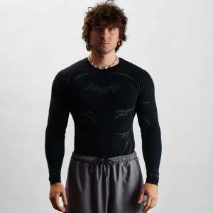Compression Knight Carbon LS - Black