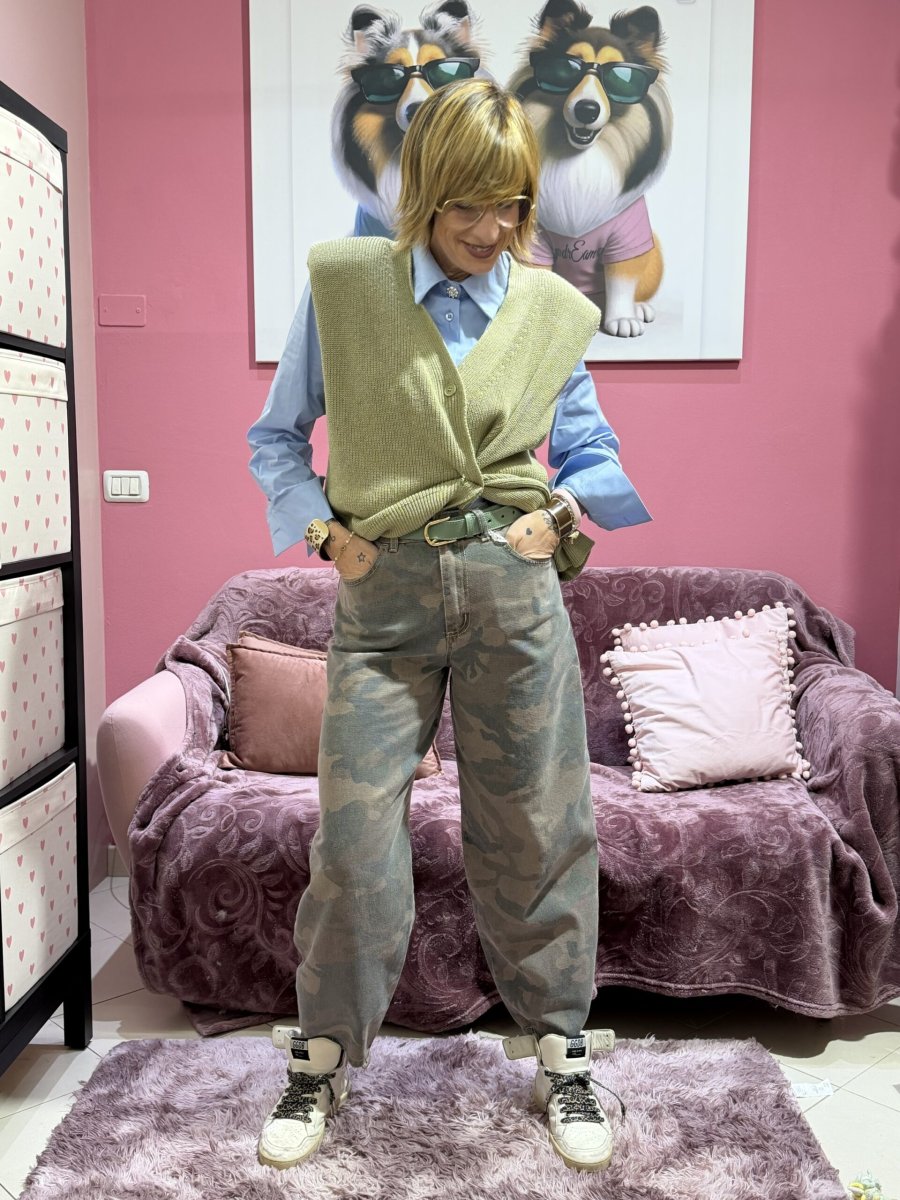 Denim camouflage a ovetto - immagine 2