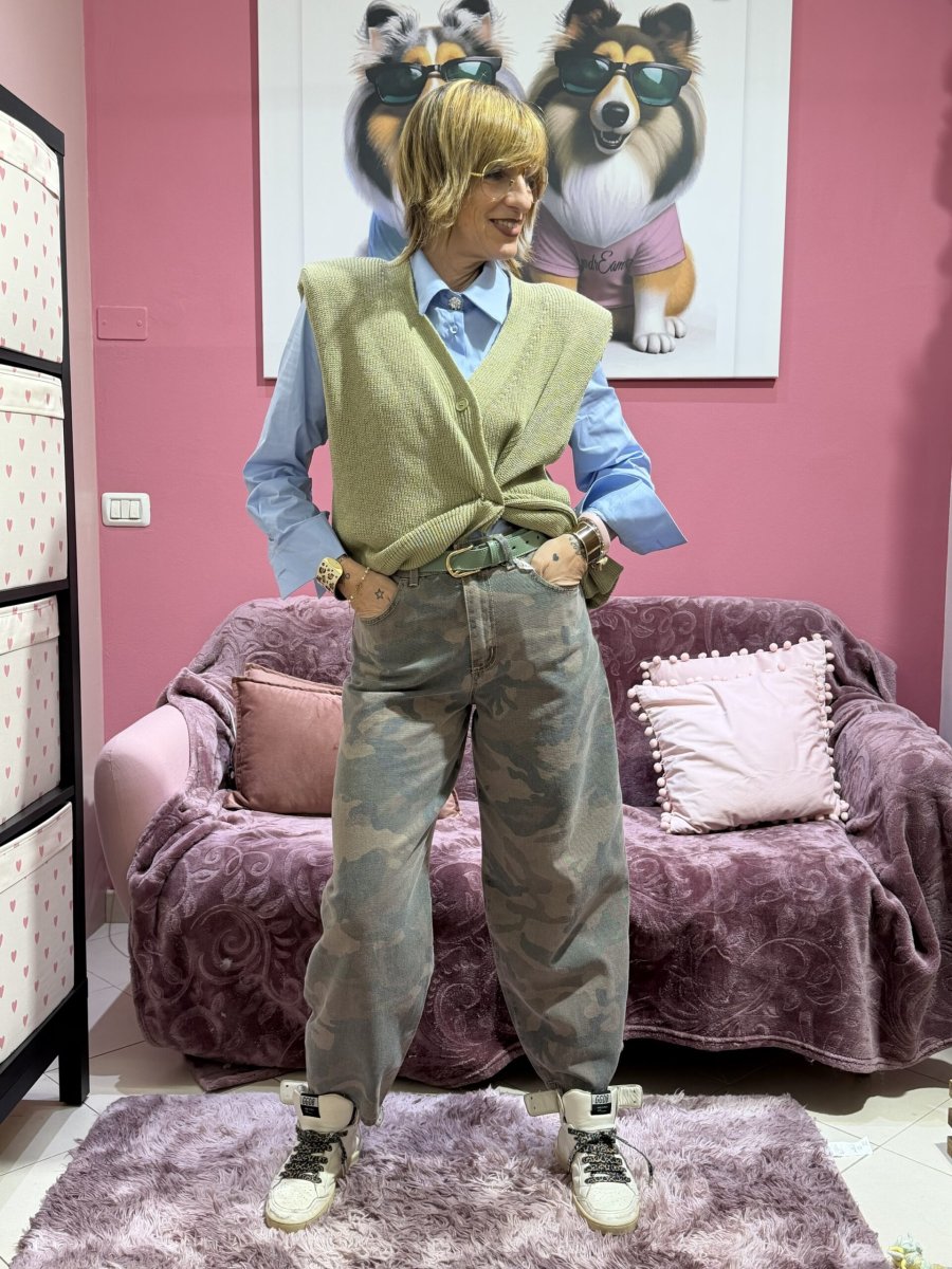 Denim camouflage a ovetto - immagine 4