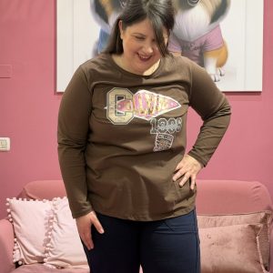 T shirt college Curvy