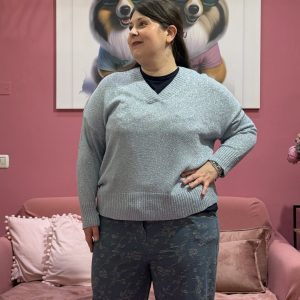 Maglioncino azzurro  Curvy
