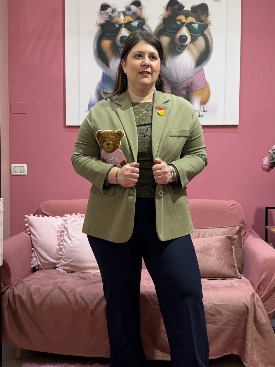 Blazer Dream Verde militare - immagine 4