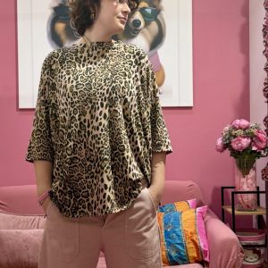 T shirt leopardata Curvy