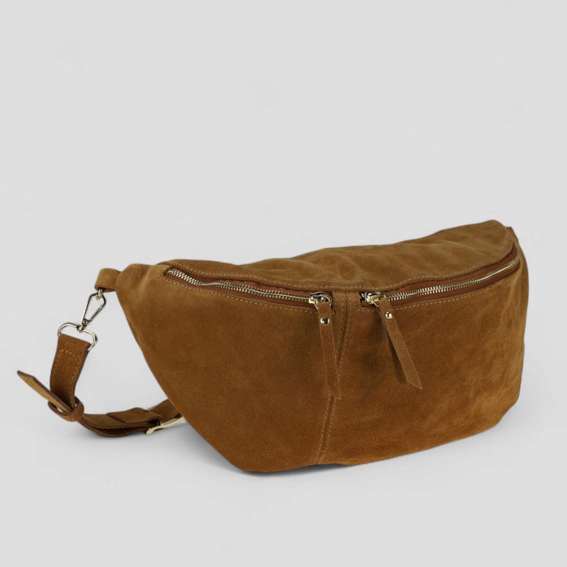 MARSUPIO PELLE SCAMOSCIATA LIAM SUEDE – DISPONIBILE IN VARI COLORI - immagine 4