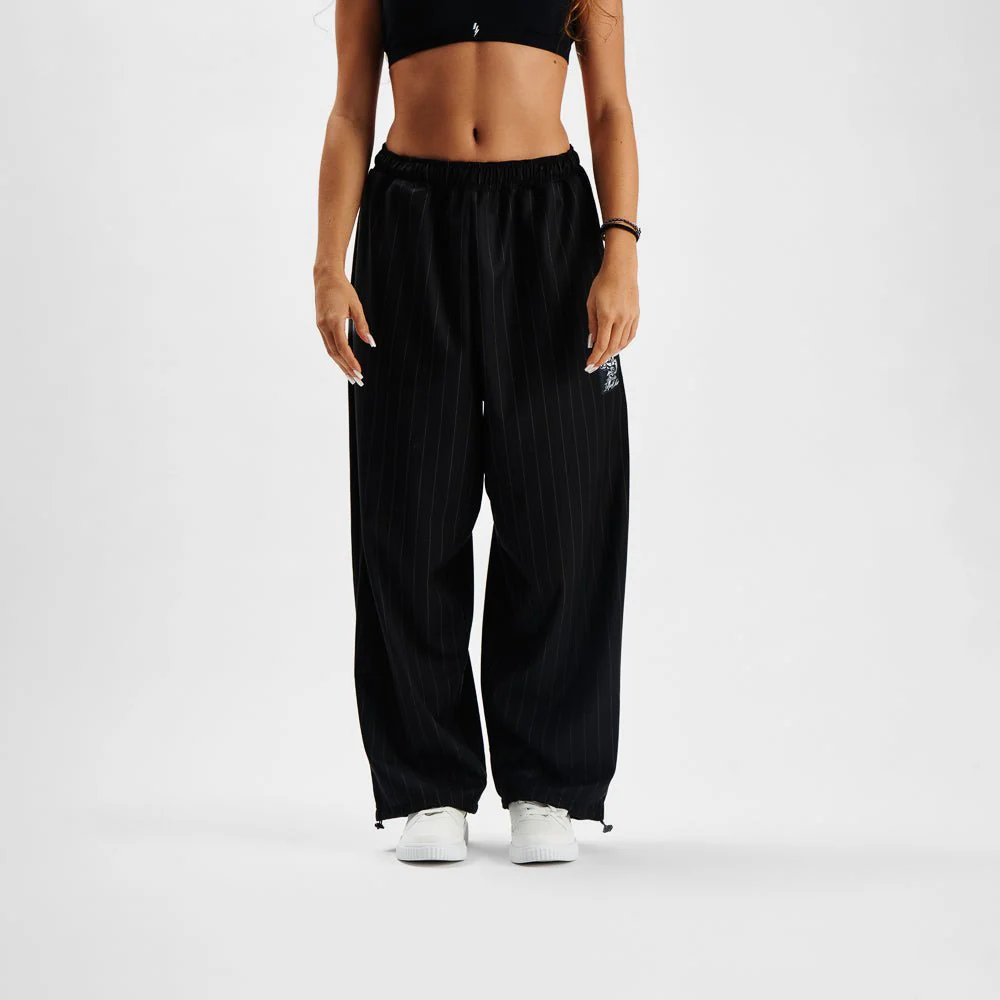 Pants MAMMAMIA - Pinstripe Black - immagine 5