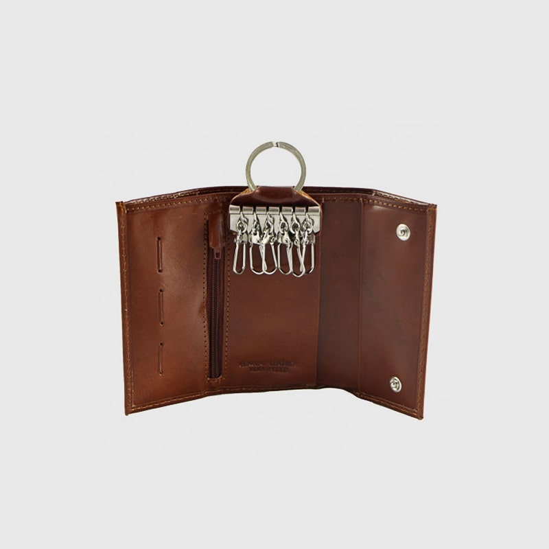 PORTACHIAVI IN PELLE UOMO DONNA LOPEZ – DISPONIBILE IN VARI COLORI - immagine 3