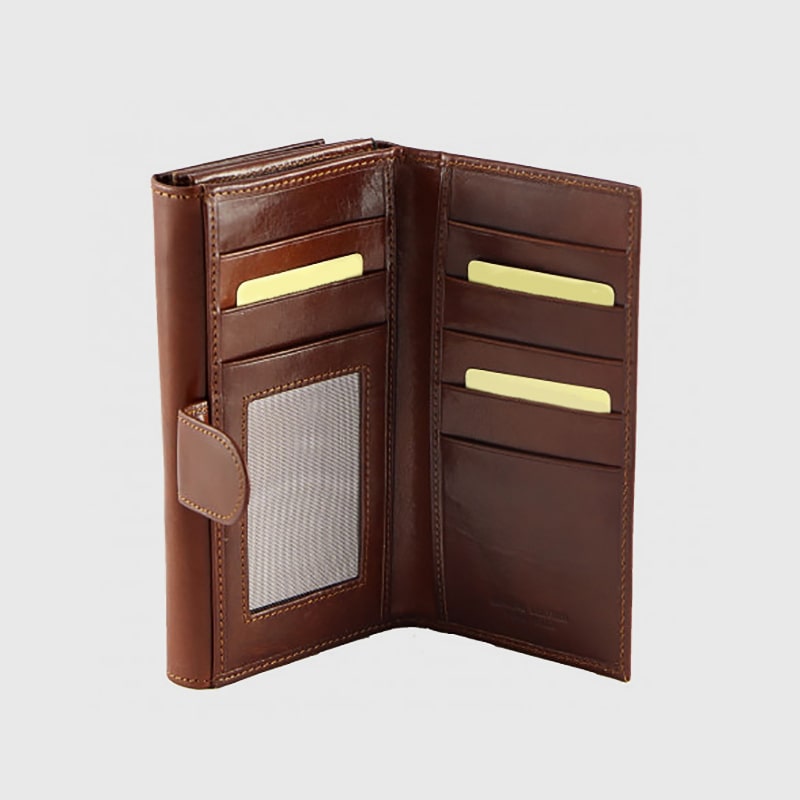 PORTAFOGLIO GRANDE IN PELLE SILVESTRE – DISPONIBILE IN VARI COLORI - immagine 3