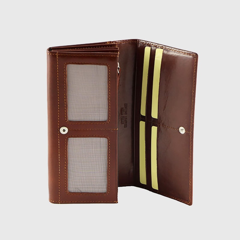 PORTAFOGLIO DONNA IN PELLE CAMILO – DISPONIBILE IN VARI COLORI - immagine 3