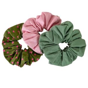 Scrunchies in cotone artigianali